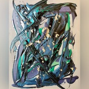 Handmade Trippy Painting Art Craft Unique